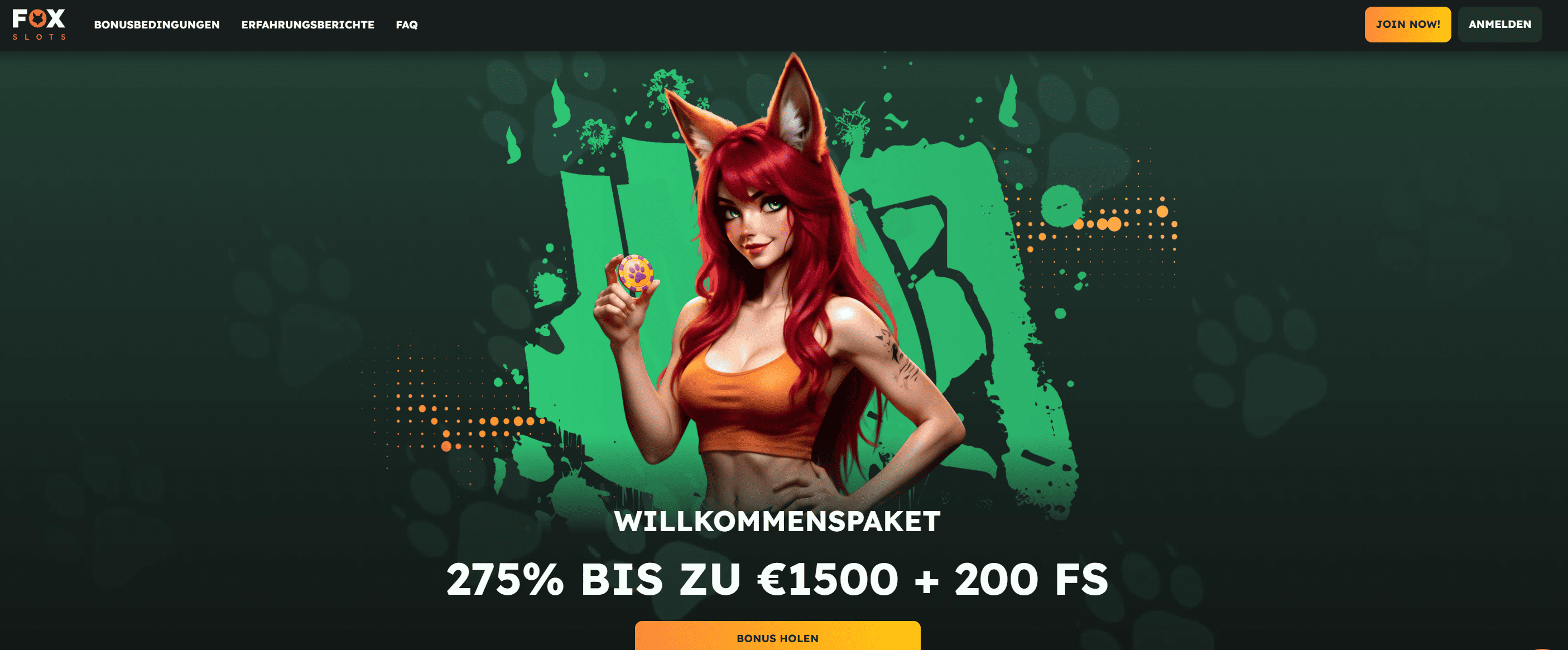 Screenshot der Spieloberfläche von FoxSlots Casino